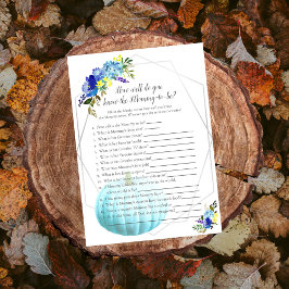 Convite Chá de fraldas De Abóbora Que Conhece Melhor A Mam