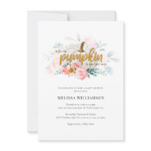 Chá de fraldas de Abóbora Rosa Floral