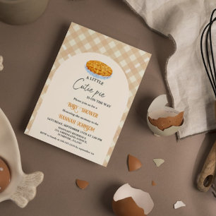 Convite Chá de fraldas de Ação de Graças Boho Little Cutie
