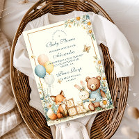 Chá de fraldas de Amigos do Woodland Baby