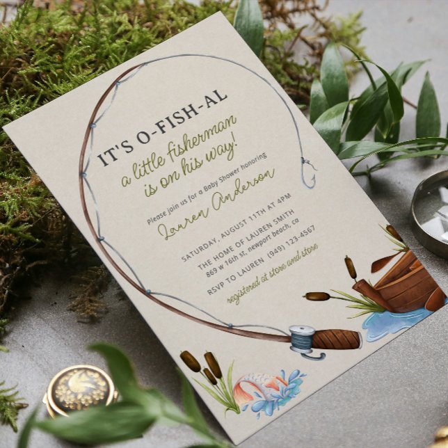 Convite Chá de fraldas de Aquarela da Enguia (Easily personalize this baby shower invitation with your details for a sweet celebration!)