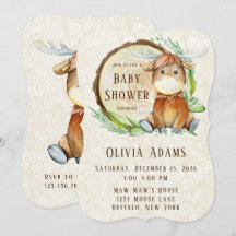 Chá de fraldas de Aquarela de Moose Cósmica