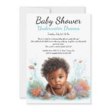 Chá de fraldas de Aquarela de Sonhos Submarinos