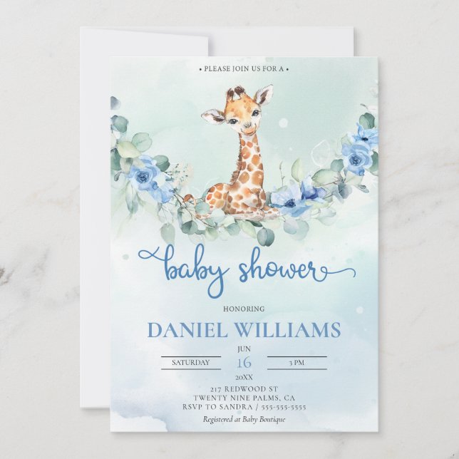 Convite Chá de fraldas de Bear Bear Bear Cub (Frente)