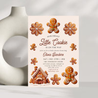 Chá de fraldas de Biscoito de Natal da Casa de Pão