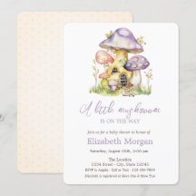 Chá de fraldas de Bolinhas de Cogumelos