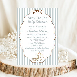 Convite Chá de fraldas de Bonjour Bebe Aberto House