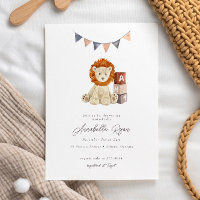Chá de fraldas de Brinquedo Lion Bebê de Lion Wate