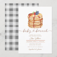 Chá de fraldas de Brunch de Bebê de Morango