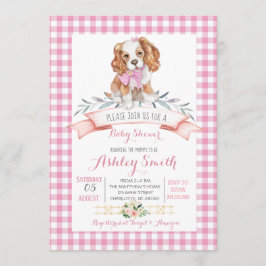 Convite Chá de fraldas de cachorros-piratas convidando gar