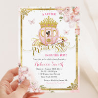 Chá de fraldas de Carruagem da Princesa Dourada-ro