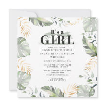 Chá de fraldas de Casal da Girafa da Selva Botânic