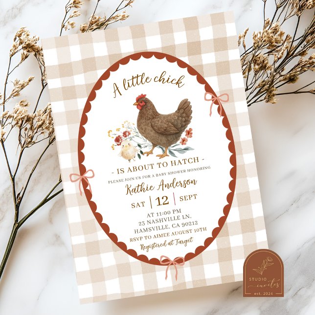 Convite Chá de fraldas De Chic De Ilustração Desenhada Pel (Criador carregado)