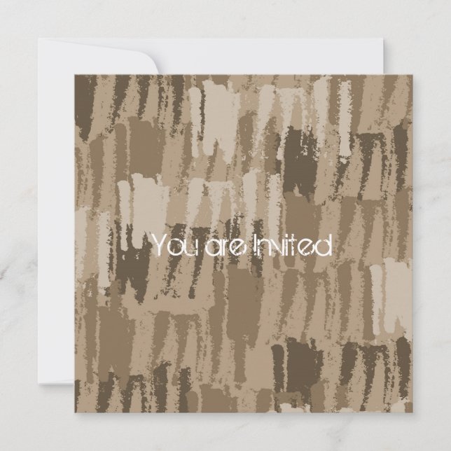 Convite Chá de fraldas de chocolate (Frente)