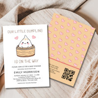 Chá de fraldas de código QR de pequeno Dumpling bo