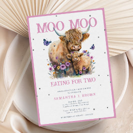 Convite Chá de fraldas de cor rosa-de-rosa-branca-branca-v