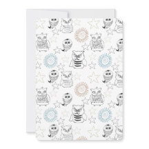 Chá de fraldas de Corujas Noturnas