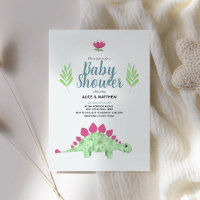 Chá de fraldas de Dinossauro da Selva Azul e Cura 