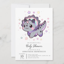 Chá de fraldas de Dinossauro Feliz