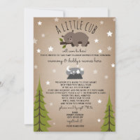 Chá de fraldas de Distância Social - Urso Brown