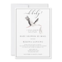 Chá de fraldas de Entrega Especial por Email