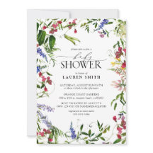 Chá de fraldas de flor selvagem