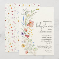 Chá de fraldas de flor selvagem