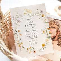 Chá de fraldas de Flores Selvagens do Campo de Pra