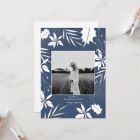 Chá de fraldas de Foto Azul Teal B/W