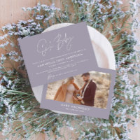 Chá de fraldas de fotografia do boho lilac púrpura