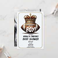 Chá de fraldas de Fotos Dourada do Rei de Futebol