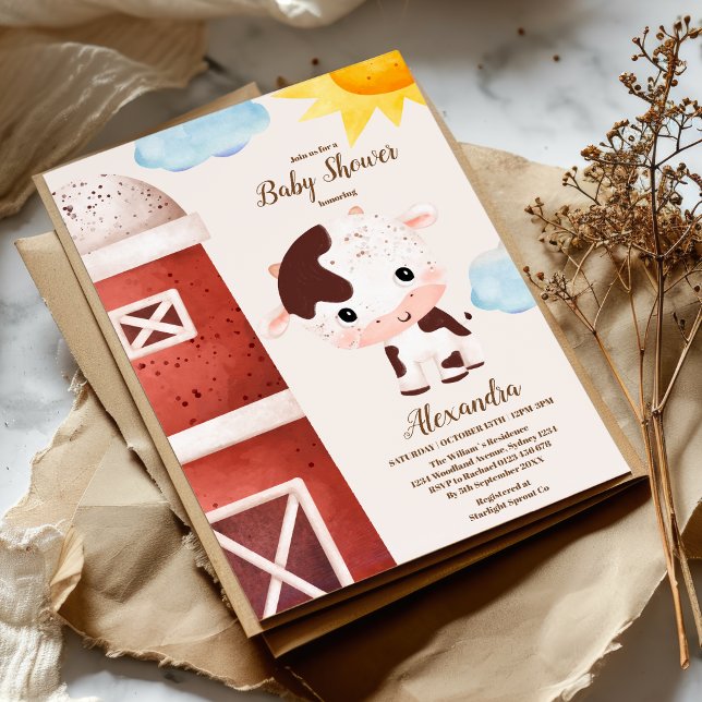 Convite Chá de fraldas de galinha verde-boi (Criador carregado)