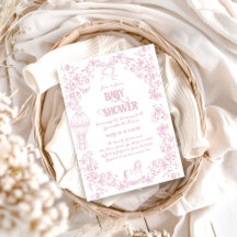 Chá de fraldas de Garota Floral Branca Dusty