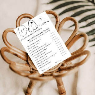 Convite Chá de fraldas de Halloween Como você conhece mamã
