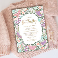 Chá de fraldas de Jardim de Borboleta Elegante