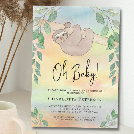 Convite Chá de fraldas de Lã Bonita