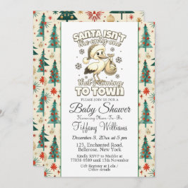 Convite Chá de fraldas de lançamento do Precioso de Tempes