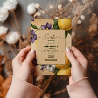 Chá de fraldas de limão