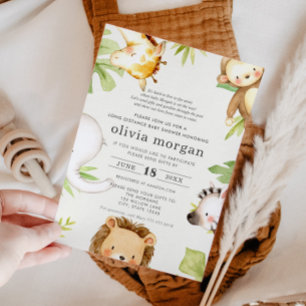 Convite Chá de fraldas de Longa Distância por Email