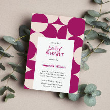 Chá de fraldas de Meio século de Escala em Círculo