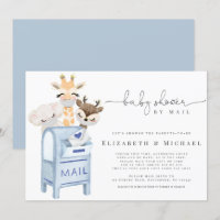 Chá de fraldas De Menino Azul Por Email