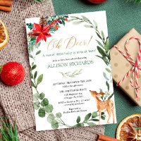 Chá de fraldas de Natal neutro para o sexo dos vea