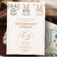 Chá de fraldas de Oktoberfest alemão bonito