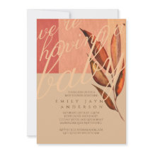 Chá de fraldas de outono Moderno