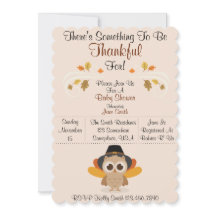 Chá de fraldas de outono (Obrigado)