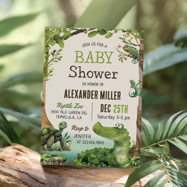 Convite Chá de fraldas de pântano (Criador carregado)