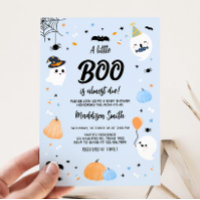 Chá de fraldas de Pequeno Boo do Dia das Bruxas Az