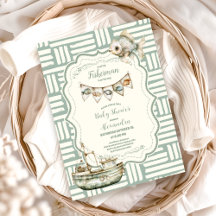 Chá de fraldas de Pesca do Pequeno Pescador Verde