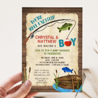 Chá de fraldas de pesca, garoto Rústico Reel excit