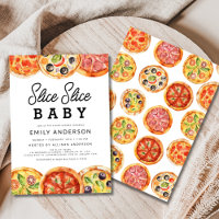 Chá de fraldas de Pizza Bebê Fatia Fatia